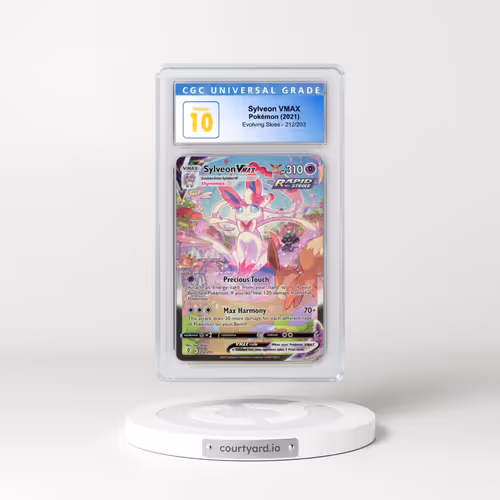 2021 Evolving Skies #212/203 Sylveon VMAX - Holo Secret (CGC 10 PRISTINE)