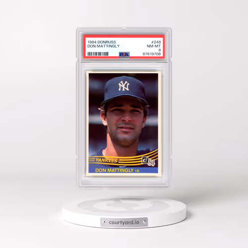 1984 Donruss #248 Don Mattingly (PSA 8 NM-MT)