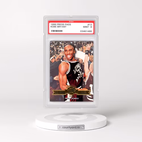 1996 Press Pass #13 Kobe Bryant (PSA 9 MINT)