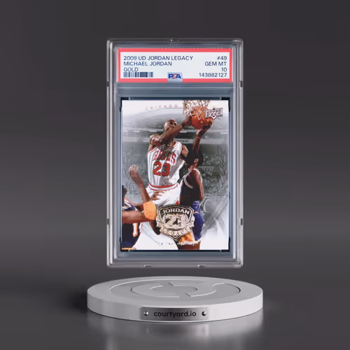 2009 Upper Deck Jordan Legacy Gold #49 Michael Jordan (PSA 10 GEM MINT)