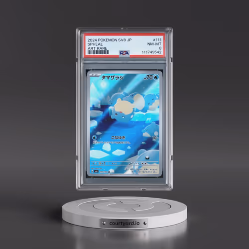2024 Pokémon SV8-Super Electric Breaker #111 Spheal - Art Rare (PSA 8 NM-MT)