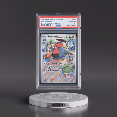 2024 Pokémon Twm EN-Twilight Masquerade #182 Probopass - Illustration Rare (PSA 10 GEM MINT)