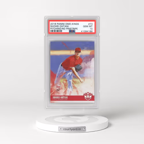 2018 Panini Diamond Kings #73 Shohei Ohtani - Pitching/No Pinstripe (PSA 10 GEM MINT)