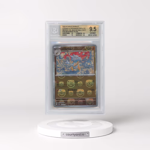 2023 Pokémon Card 151 #105 Marowak - Reverse Holo Master Ball (BGS 9.5 GEM MINT)