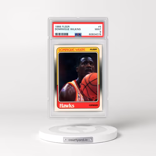 1988 Fleer #5 Dominique Wilkins (PSA 9 MINT)