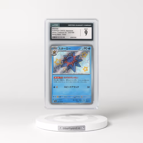 2023 Shiny Treasure ex #222/190 Starmie (CGC 9 MINT)
