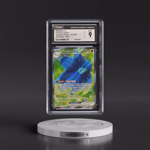 2023 Obsidian Flames - OBF EN #213/197 Glimmora ex - Ultra Rare Holo (CGC 9 MINT)