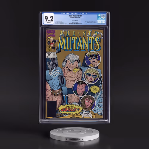 New Mutants #87 CGC 9.2 White Pages (Marvel Comics, 3/90) - Universal Second Printing