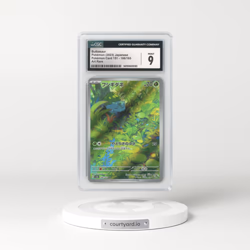 2023 Japanese Pokémon 151 #166 Bulbasaur - Full Art Holo (CGC 9 MINT)