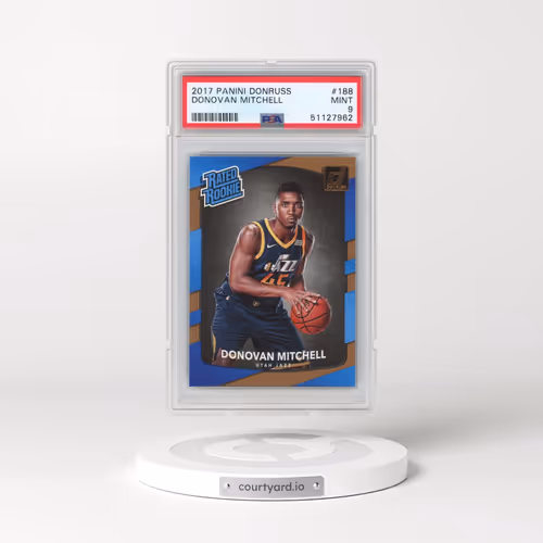 2017 Panini Donruss #188 Donovan Mitchell (PSA 9 MINT)