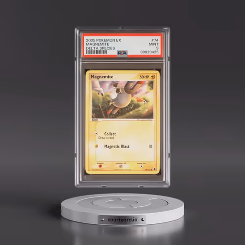 2005 Pokémon EX Delta Species #74 Magnemite (PSA 9 MINT)