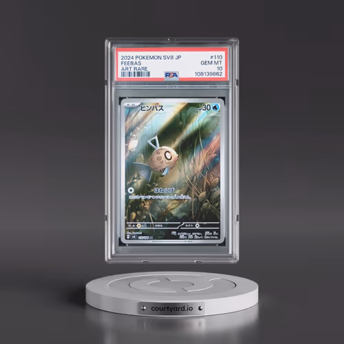 2024 Pokémon SV8-Super Electric Breaker #110 Feebas - Art Rare (PSA 10 GEM MINT)