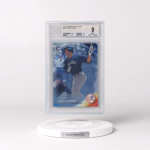 2017 Bowman Platinum #91 Aaron Judge (BGS 9 MINT)