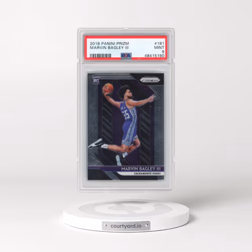 2018 Panini Prizm #181 Marvin Bagley III (PSA 9 MINT)