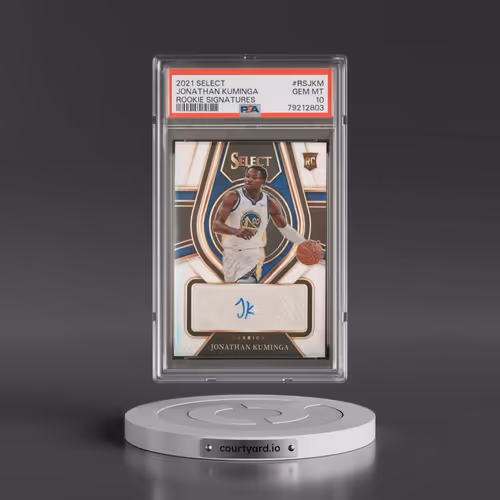 2021 Panini Select Rookie Signatures #RSJKM Jonathan Kuminga (PSA 10 GEM MINT)