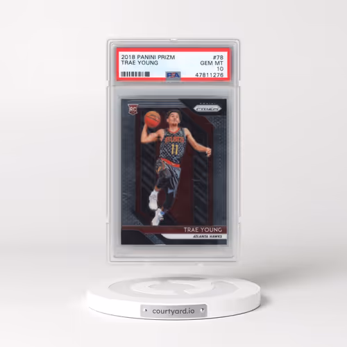 2018 Panini Prizm #78 Trae Young (PSA 10 GEM MINT)