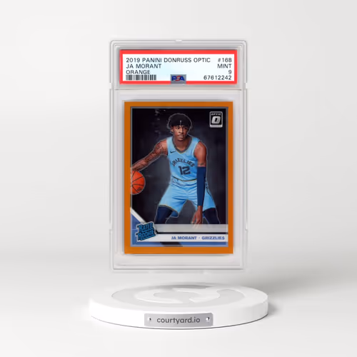2019 Panini Donruss Optic #168 Ja Morant - Orange (PSA 9 MINT)