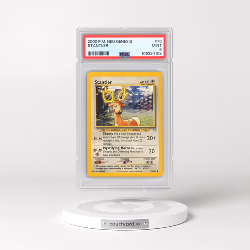 2000 Pokémon Neo Genesis #76 Stantler (PSA 9 MINT)