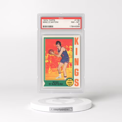 1974 Topps #138 Mike D'Antoni (PSA 8 NM-MT)