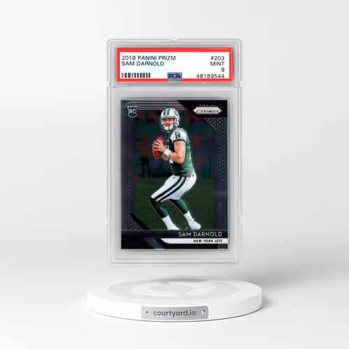 2018 Panini Prizm #203 Sam Darnold (PSA 9 MINT)