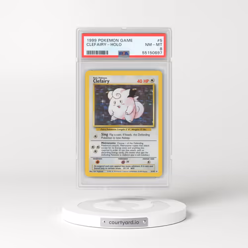1999 Pokémon Game #5 Clefairy - Holo (PSA 8 NM-MT)