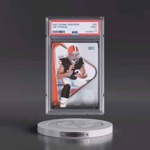 2007 Upper Deck Rookie Premiere #26 Joe Thomas (PSA 9 MINT)