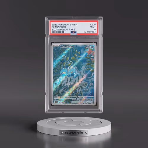 2023 Pokémon Svi EN-Scarlet & Violet #205 Clauncher - Illustration Rare (PSA 9 MINT)