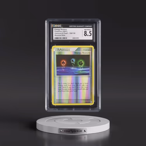 2007 Diamond & Pearl #106/130 Energy Restore - Reverse Holo (CGC 8.5 NM-MT+)