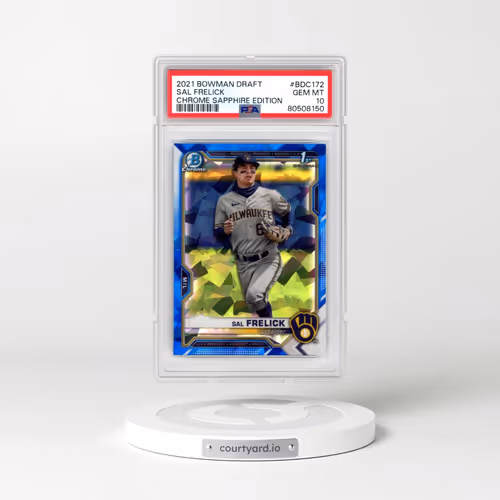 2021 Bowman Draft Chrome Sapphire Edition #BDC172 Sal Frelick (PSA 10 GEM MINT)