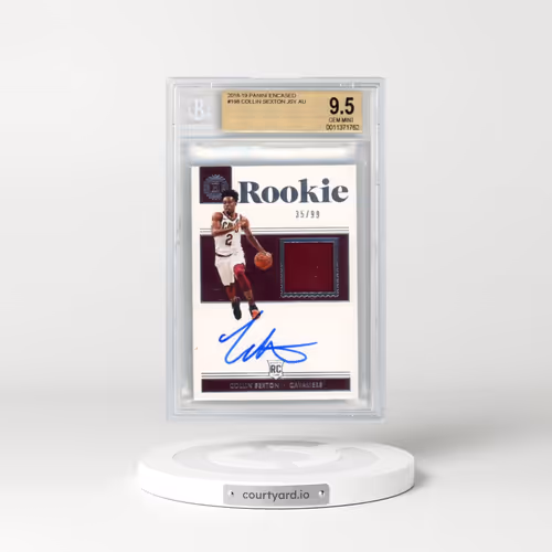 2018 Panini Encased #198 Collin Sexton JSY AU (BGS 9.5 GEM MINT)