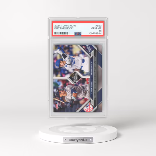 2024 Topps Now #863 Aaron Judge/Shohei Ohtani (PSA 10 GEM MINT)