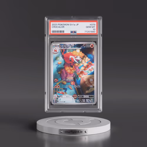 2023 Pokémon Sv1a-Triplet Beat #079 Crocalor - Art Rare (PSA 10 GEM MINT)