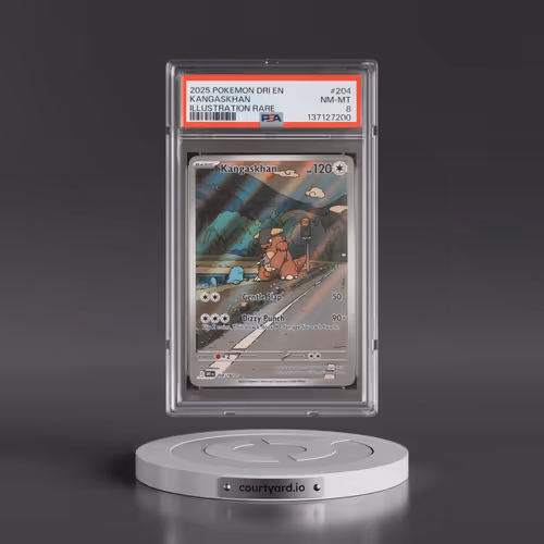 2025 Pokémon Dri EN-Destined Rivals #204 Kangaskhan - Illustration Rare (PSA 8 NM-MT)
