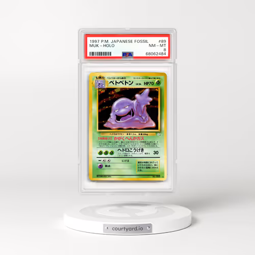 1997 The Mystery of the Fossils #89 Muk - Holo (PSA 8 NM-MT)