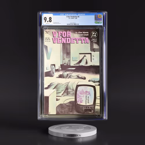 V for Vendetta #4 CGC 9.8 White Pages (DC Comics, 12/88) - Universal