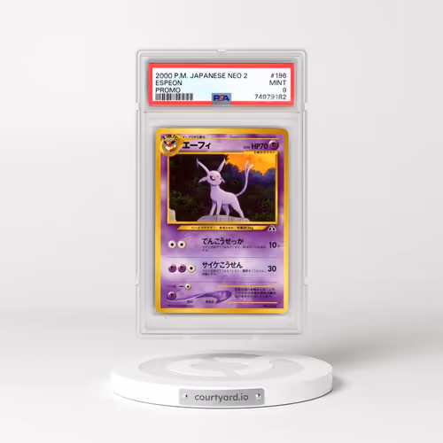 2000 Pokémon Neo 2 Promo #196 Espeon - Promo (PSA 9 MINT)