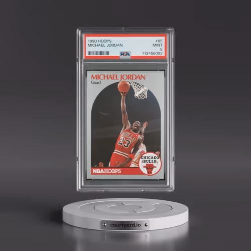 1990 Hoops #65 Michael Jordan (PSA 9 MINT)