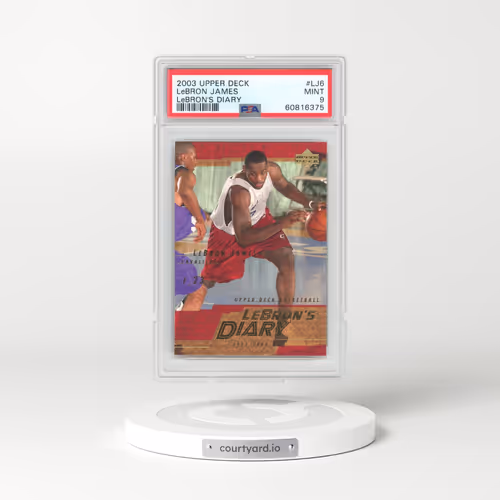 2003 Upper Deck Lebron's Diary #LJ6 LeBron James (PSA 9 MINT)