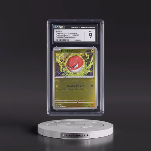 2023 Pokémon Card 151 #100/165 Voltorb - Reverse Holo Poké Ball (CGC 9 MINT)
