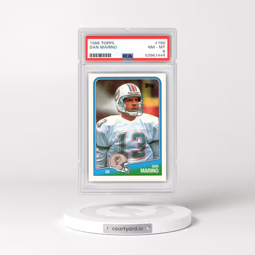 1988 Topps #190 Dan Marino (PSA 8 NM-MT)