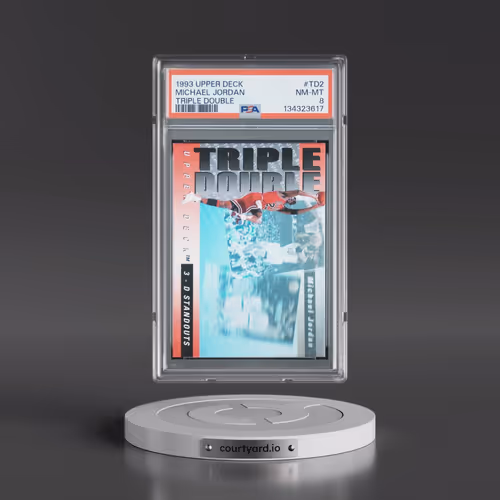 1993 Upper Deck Triple Double #TD2 Michael Jordan (PSA 8 NM-MT)