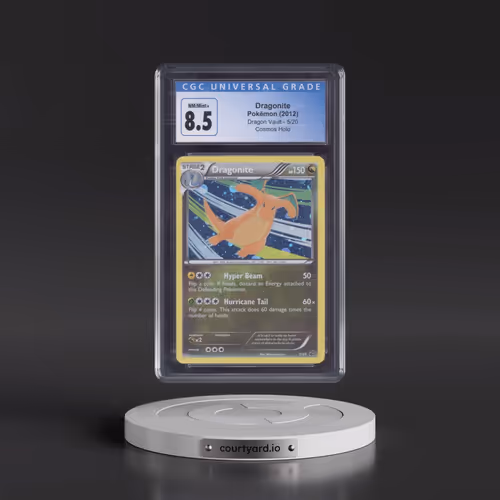 2012 Dragon Vault #5/20 Dragonite - Cosmos Holo (CGC 8.5 NM-MT+)