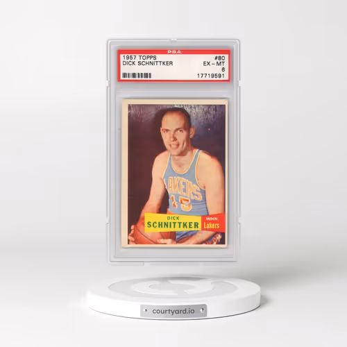 1957 Topps #80 Dick Schnittker (PSA 6 EX-MT)