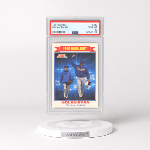 1991 Score #417 Nolan Ryan (PSA 10 GEM MINT)