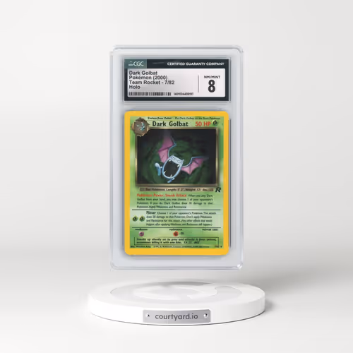 1999 Team Rocket #7/82 Dark Golbat - Holo (CGC 8 NM-MT)