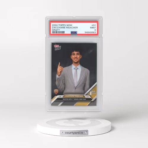 2024 Topps Now Draft #D1 Zaccharie Risacher (PSA 9 MINT)