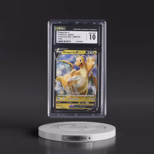 2022 Pokémon GO #049/078 Dragonite V - Holo (CGC 10 GEM MINT)