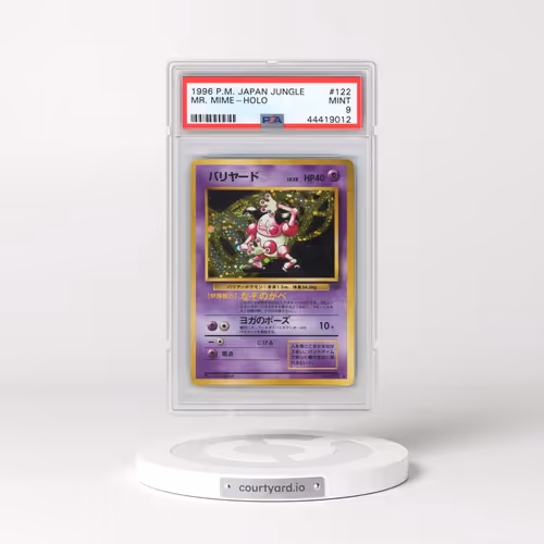 1997 Pokémon Jungle #122 Mr. Mime - Holo (PSA 9 MINT)