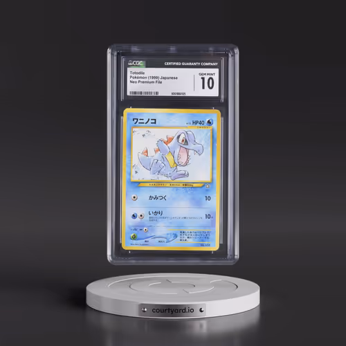 1999 Neo Premium File Totodile - No Rarity (CGC 10 GEM MINT)