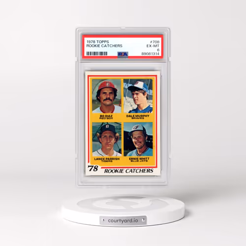 1978 Topps #708 Rookie Catchers (PSA 6 EX-MT)